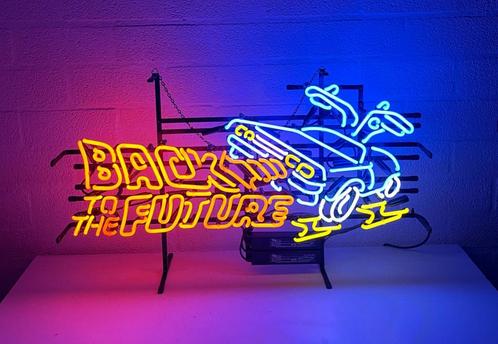 Glas neon Back to the Future, Verzamelen, Film en Tv, Ophalen