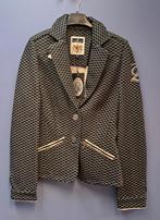 L'Argentina nieuw blazer dikke stof veel applicaties S 44624, L'Argentina, ., Zwart, Nieuw