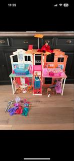 Barbie Malibu Huis Compleet, Ophalen of Verzenden, Gebruikt, Poppenhuis