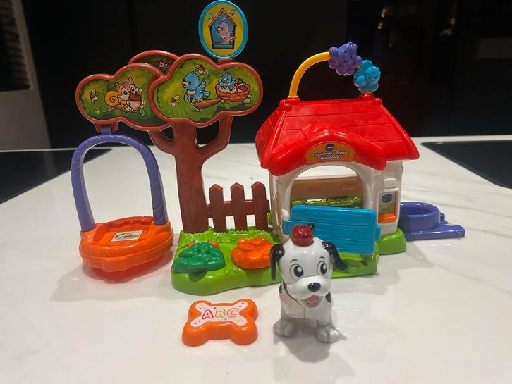 Vtech Zoef Zoef Dieren Hondenhok, Kinderen en Baby's, Speelgoed | Vtech, Gebruikt, 2 tot 4 jaar, Ophalen of Verzenden