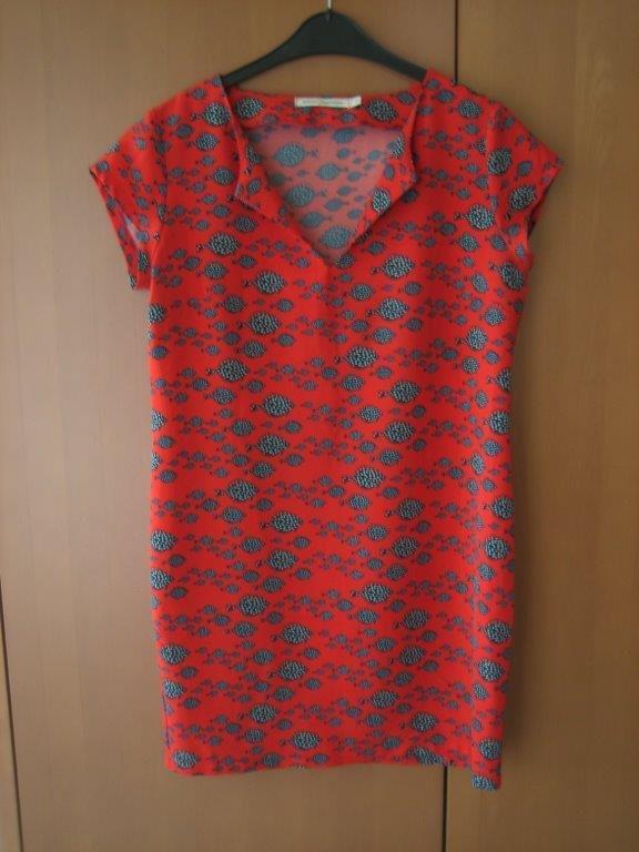 Prachtig Designjurkje NATHALIE VLEESHOUWER 40-42 snazzeys, Kleding | Dames, Jurken, Nieuw, Maat 38/40 (M), Rood, Onder de knie