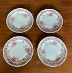 4 Villeroy & Boch Valeria rood ontbijtborden, Huis en Inrichting, Keuken | Servies, Ophalen of Verzenden, Zo goed als nieuw, Bord(en)