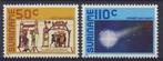 Suriname 494/5 postfris Komeet Halley 1986, Postzegels en Munten, Ophalen of Verzenden, Postfris
