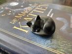 Obsidiaan katten beeldje, zwarte kat, black cat, Verzenden, Nieuw, Dier