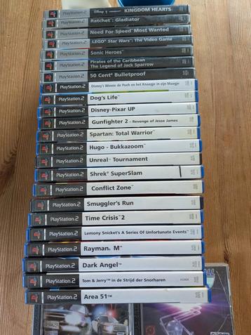 23 PlayStation 2 spellen en 2 PlayStation 1 beschikbaar voor biedingen