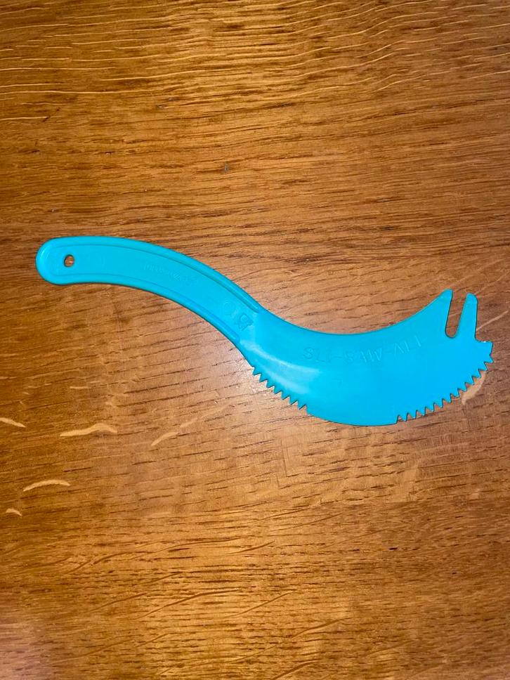 Tupperware Sli-Saw-All €2,00 per stuk, Huis en Inrichting, Keuken | Tupperware, Nieuw, Overige typen, Blauw, Ophalen of Verzenden