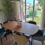 Deens ovale eettafel, Huis en Inrichting, Ophalen, Gebruikt, 100 tot 150 cm, Deens