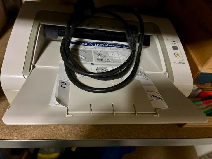 GRATIS Laser printer Samsung ML-2165W in prima staat., Computers en Software, Printers, Gebruikt, Printer, Laserprinter, Zwart-en-wit printen