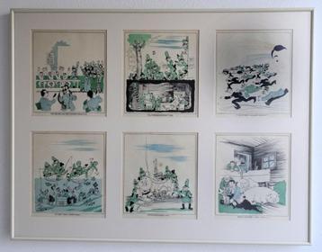 6 litho's van het verzet rond 1944 beschikbaar voor biedingen