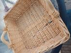 Mand, Huis en Inrichting, Woonaccessoires | Schalen en Manden, Ophalen, Gebruikt, Vierkant, Riet