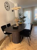 Ovale Eettafel, Ophalen, Gebruikt, Walnoot eettafel, Eikenhout