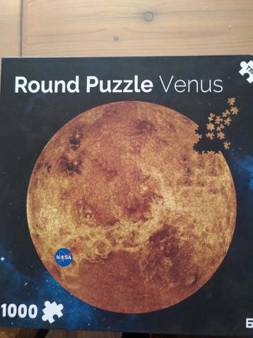 Moeilijke ronde puzzel van Venus,  1000 stukjes € 3  beschikbaar voor biedingen