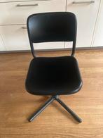 Zwarte Bureaustoel IKEA, Ophalen, Kunststof, Gebruikt, Zwart