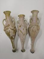 Antiek Romeins glazen unguentaria/amfoorflesjes Amphoriskoi, Antiek en Kunst, Ophalen of Verzenden