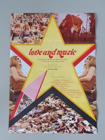 Originele filmposter Love and Music (1970) beschikbaar voor biedingen