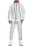 SALES! 1660 Wit trainingspak met print maat xxl, Wit, Nieuw, Overige maten, Ophalen of Verzenden
