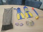 Snorkel Set maat 32 - 37  Flippers + Snorkel + Bril, Ophalen of Verzenden, Zo goed als nieuw, Snorkelset