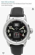 ESQ Movado horloge, Sieraden, Tassen en Uiterlijk, Horloges | Heren, Leer, Staal, Polshorloge, Nieuw