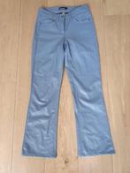 Blauwe flared Cambio broek 34. Kunstleer/stretch., Cambio, Blauw, Ophalen of Verzenden, Zo goed als nieuw