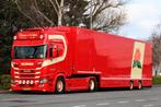 TEKNO  SCANIA BLOEMENOPL  FLEURS V D EIJKEL  NEW, Ophalen of Verzenden, Nieuw, Bus of Vrachtwagen, Tekno