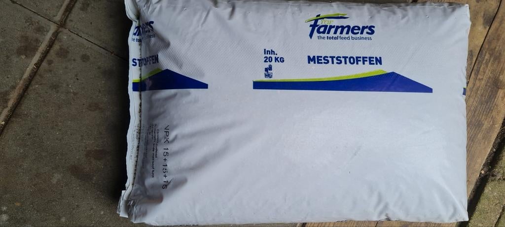 NPK 15-15-15 Zak 20kg, Tuin en Terras, Aarde en Mest, Kunstmest, Ophalen of Verzenden