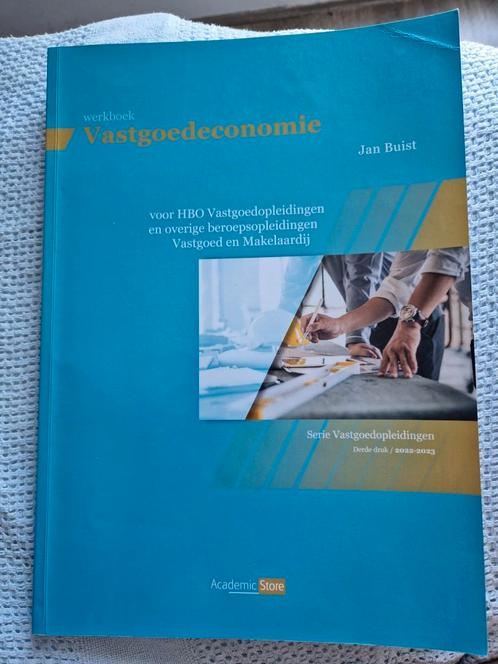 Jan Buist - Vastgoedeconomie - Werkboek (editie 2022/2023), Boeken, Schoolboeken, Zo goed als nieuw, Nederlands, Overige niveaus