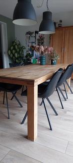Een gebruikte maar nette 6 persoons eettafel, Huis en Inrichting, Tafels | Eettafels, Ophalen, Gebruikt, 100 tot 150 cm, 200 cm of meer