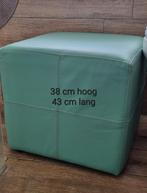 Poef voetenbank, Ophalen, Zo goed als nieuw, Rond, 50 tot 75 cm