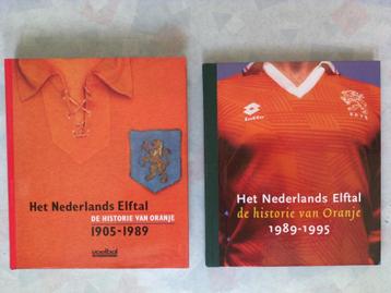 voetbal-boeken Nederlands Elftal ( Historie) ( 2 stuks) beschikbaar voor biedingen