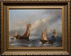 Antonie Waldorp 1803-1866, schilderij maritiem zeezicht, Ophalen of Verzenden