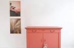 Antieke kast in warme terracotta kleur, Ophalen