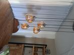 Industriële hanglamp, Huis en Inrichting, Lampen | Hanglampen, Ophalen, Gebruikt, Glas, Minder dan 50 cm