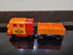 Duplo locomotief "vracht" 10508 met wagon. Met garantie, Kinderen en Baby's, Speelgoed | Duplo en Lego, Lego Systems A/S, Gebruikt