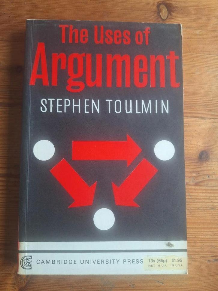 The Uses of Argument, Boeken, Filosofie, Gelezen, Logica of Wetenschapsfilosofie, Ophalen of Verzenden