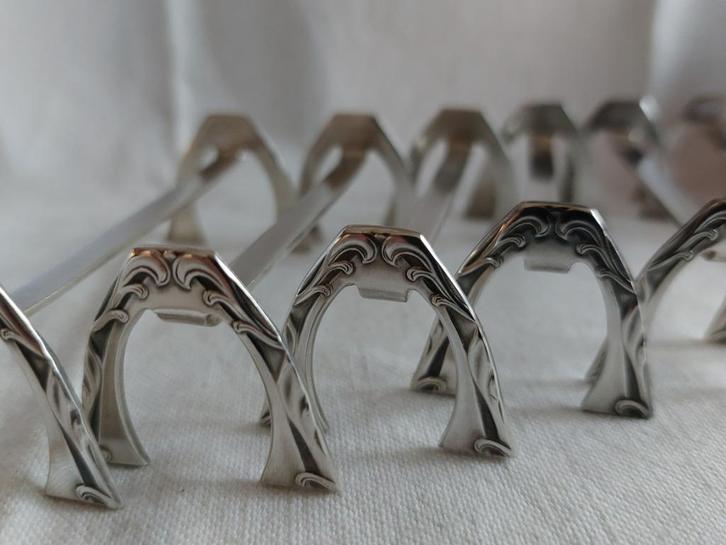 Gero 90 model 694 Riche | set van 6 messenleggers, Antiek en Kunst, Antiek | Bestek, Verzenden