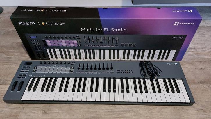 Novation FLkey 61 USB/MIDI keyboard voor FL Studio, Muziek en Instrumenten, Midi-apparatuur, Zo goed als nieuw, Ophalen