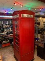 Oude Engelse telefooncel van hout, Ophalen, Gebruikt