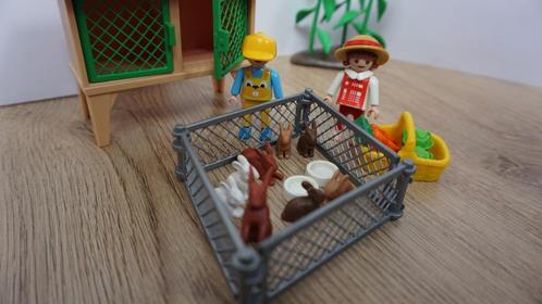 Playmobil konijnen set 3075, Kinderen en Baby's, Speelgoed | Playmobil, Gebruikt, Complete set, Ophalen of Verzenden