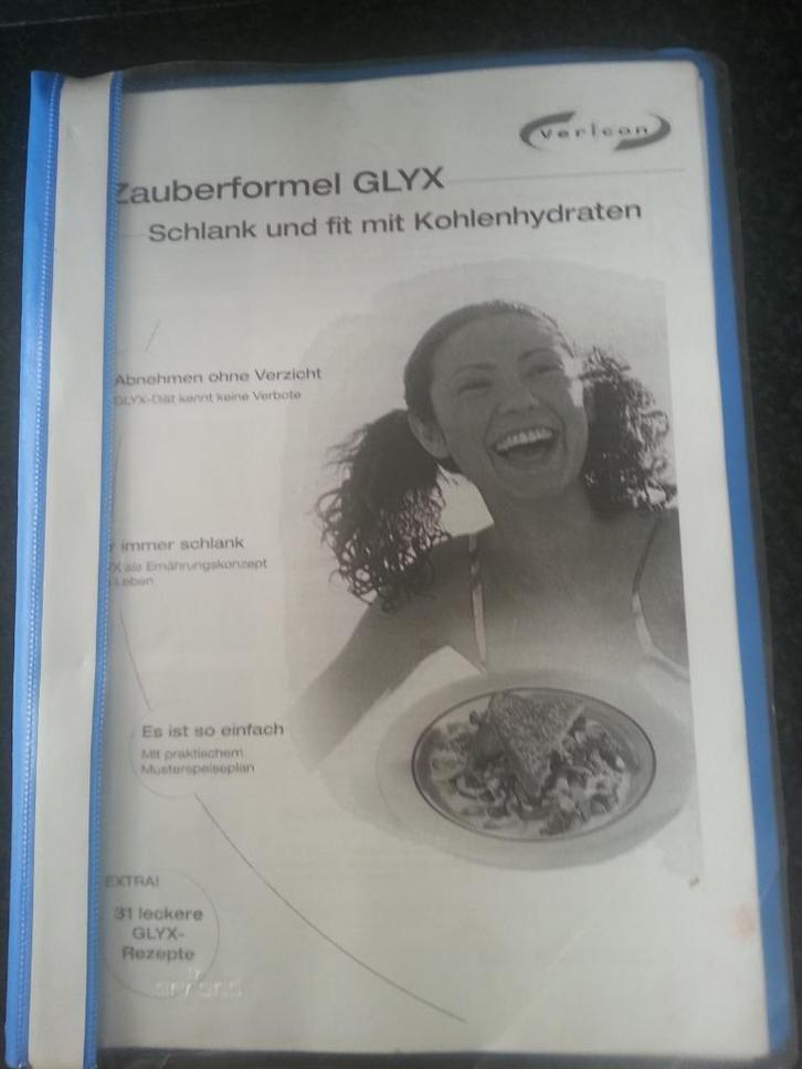 Voedingsprogramma / afslankprogramma GLYX, Boeken, Gezondheid, Dieet en Voeding, Zo goed als nieuw, Dieet en Voeding, Verzenden
