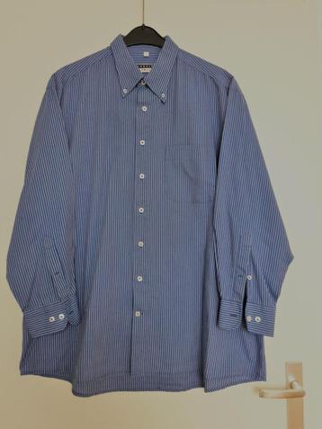 Overhemd korenblauw met dun streepje merk Angelo Litrico C&A beschikbaar voor biedingen