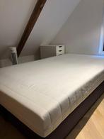 Boxspring met matras, Ophalen, Tweepersoons, 140 cm, Zo goed als nieuw