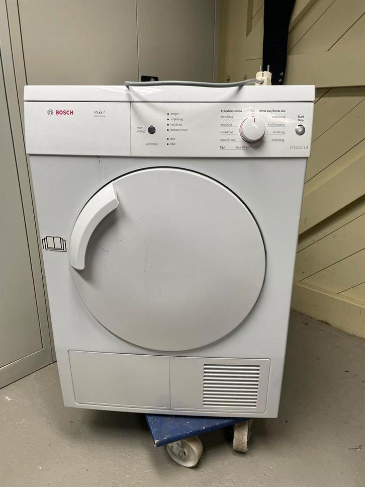 Bosch condensdroger, Witgoed en Apparatuur, Wasdrogers, Gebruikt, Condens, 6 tot 8 kg, 85 tot 90 cm, Ophalen