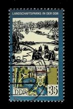 postzegel 2271 DDR park Wiesenburg, Ophalen of Verzenden, DDR, Gestempeld