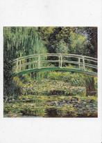 Tk37 ongelopen ansichtkaart claude monet witte waterlelies, Ophalen of Verzenden, 1980 tot heden, Ongelopen