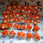 35 geluksvogeltjes oranje voetbal geluks vogel C1000, Verzamelen, Ophalen of Verzenden