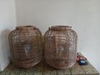 Twee mooie rotan lampen!15 euro, Verzenden, Zo goed als nieuw, Minder dan 50 cm