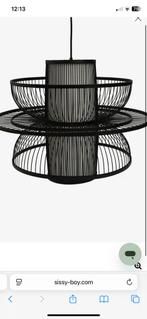 Sissy boy hanglamp bamboe zwart, Ophalen, Zo goed als nieuw, Overige materialen, 50 tot 75 cm
