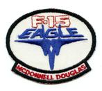 USAF luchtmacht patch 32TFS MDD F-15 Eagle Soesterberg v1, Verzenden, Luchtmacht, Amerika, Embleem of Badge