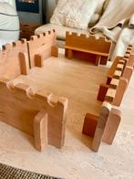 Groot massief vintage vrije school Waldorf kasteel, Ophalen of Verzenden, Zo goed als nieuw, Poppenhuis