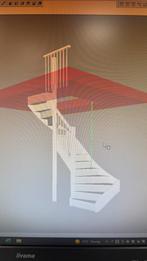 Halfslag trap 2944 hoog open, Doe-het-zelf en Verbouw, Ophalen, 2 tot 4 meter